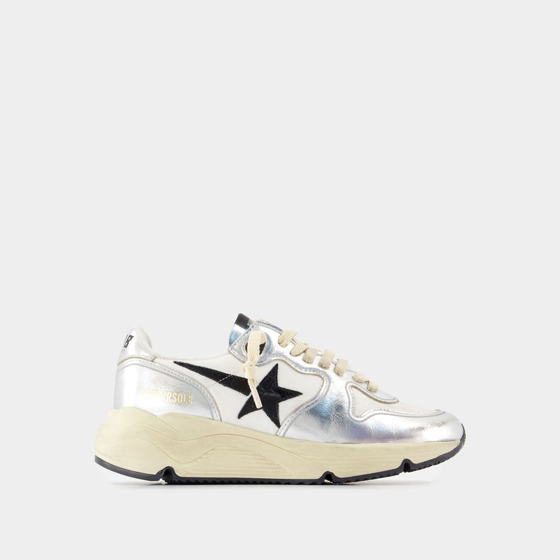 Running Sneakers - Golden Goose Deluxe Brand - Leather - Silver