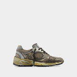 Running Dad Sneakers - Golden Goose Deluxe Brand - Leather - Khaki