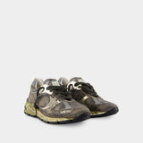 Running Dad Sneakers - Golden Goose Deluxe Brand - Leather - Black