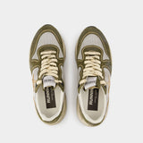 Sneakers Running - Golden Goose Deluxe Brand - Leather - Khaki