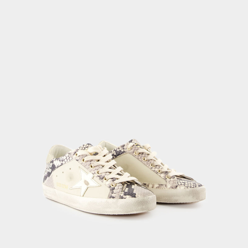 Super Star Sneakers - Golden Goose Deluxe Brand - Leather - Beige