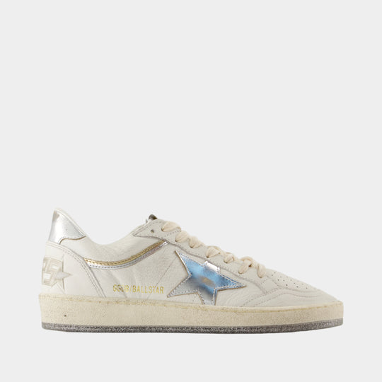Ball Star Sneakers - Golden Goose Deluxe Brand - Leather - White