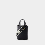 Museo Nano Shopper Bag - Marni - Leather - Black