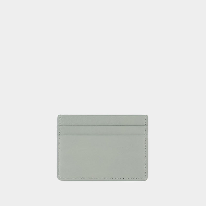 Card Holder - Jil Sander - Leather - Tobacco