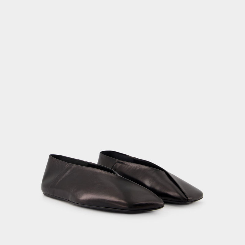 Ballerinas - Jil Sander - Leather - Black