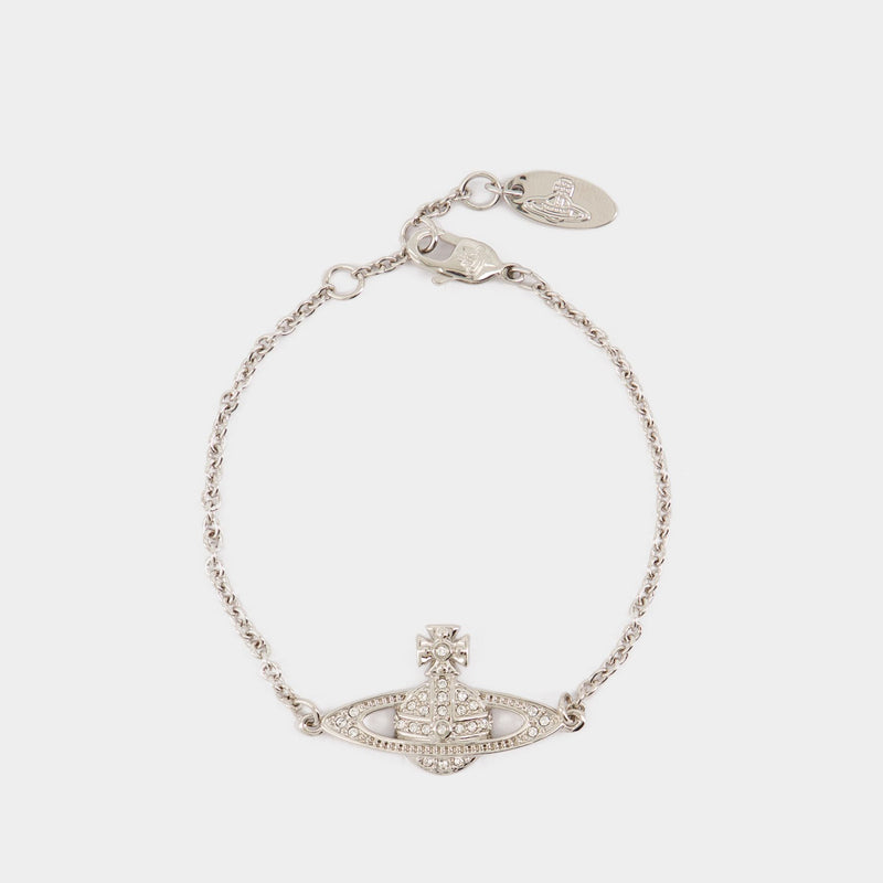 Mini Bas Relief Bracelet - Vivienne Westwood - Metal - Grey