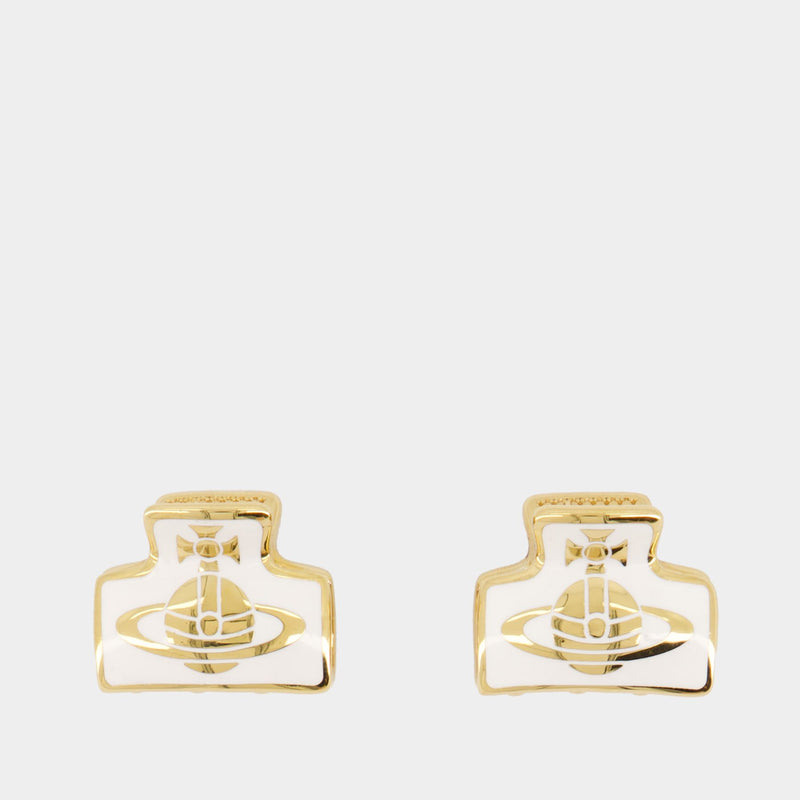 Mini Claw Hair Clips - Vivienne Westwood - Metal - Gold