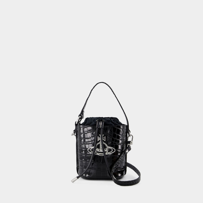 Daisy Bucket Bag - Vivienne Westwood - Leather - Black