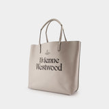 Studio Shopper Bag - Vivienne Westwood - Leather - Grey