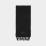 Scarf - Vivienne Westwood - Wool - Black