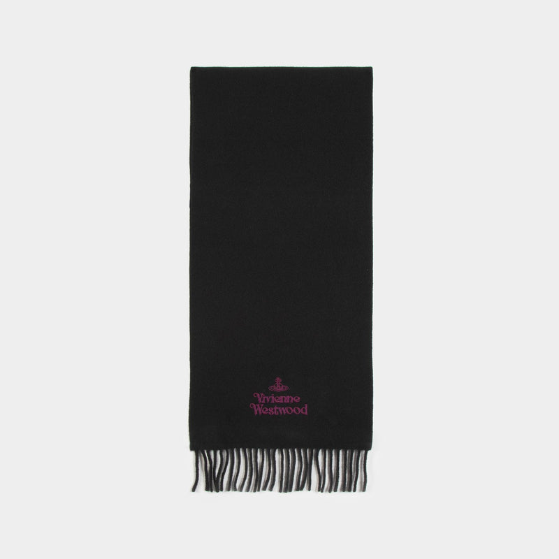 Scarf - Vivienne Westwood - Wool - Black