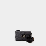 Coated Jacquard Crossbody - Dolce&Gabbana - Cotton - Black