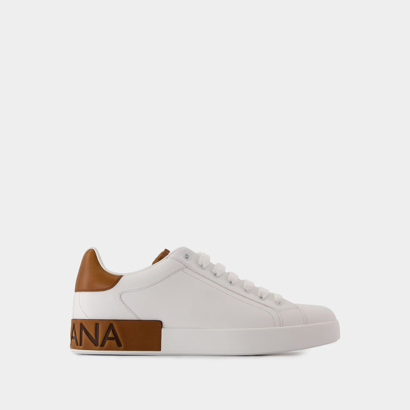 Low Top Sneakers - Dolce&Gabbana - Leather - White