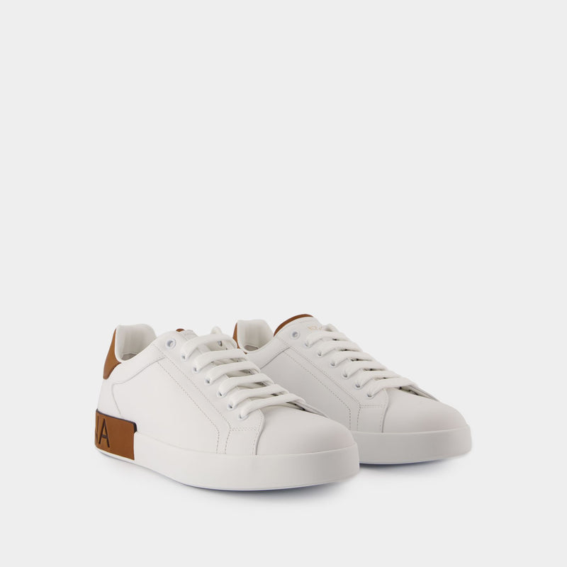 Low Top Sneakers - Dolce&Gabbana - Leather - White