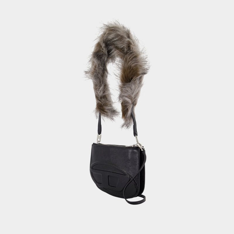 1DR Twin Pouch - DIESEL - Leather - Black