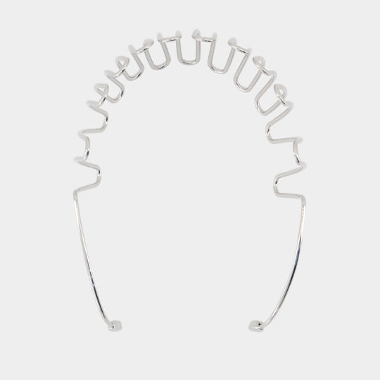 Volt-D Jibbitz Headband- DIESEL - Metal - Silver