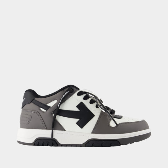 Out Of Office Sneakers - OFF WHITE - Leather - Grey