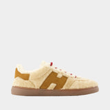 Cool Allacciato H Sneakers - Hogan - Leather - Beige