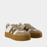 H698 Allacciato H Sneakers - Hogan - Leather - White