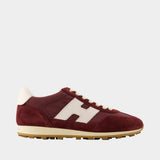 H727 Allacciato H trainers - Hogan - Leather - Burgundy