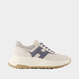H669 Allacciato H Sneakers - Hogan - Leather - White