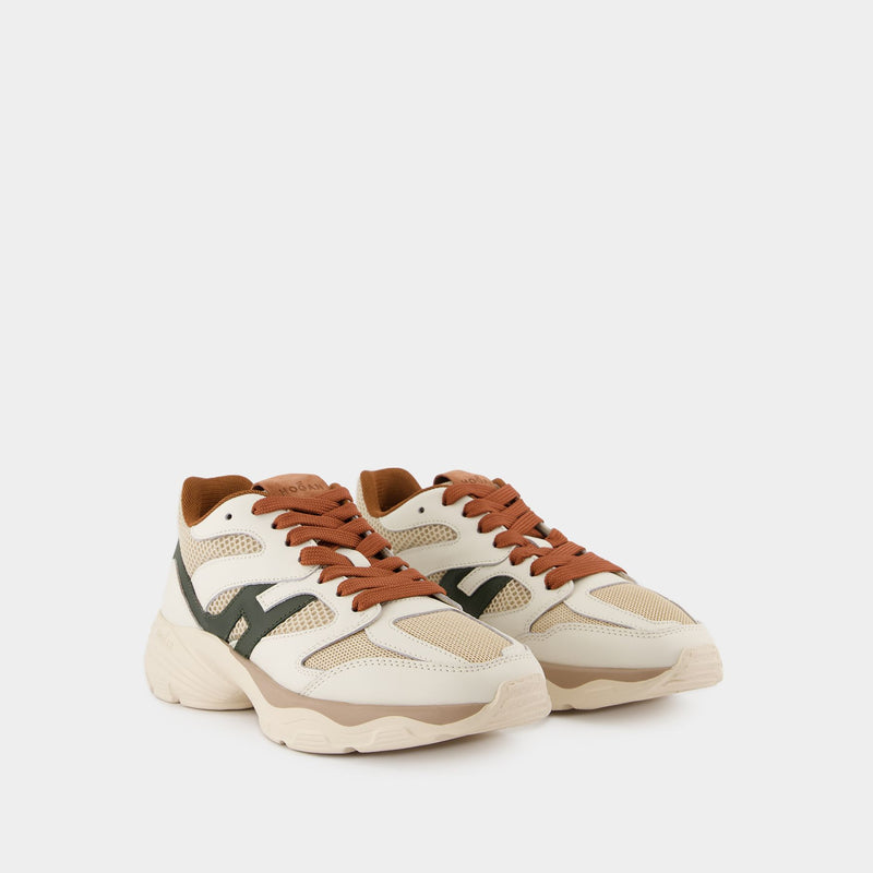 H665 Sneakers - Hogan - Leather - Brown