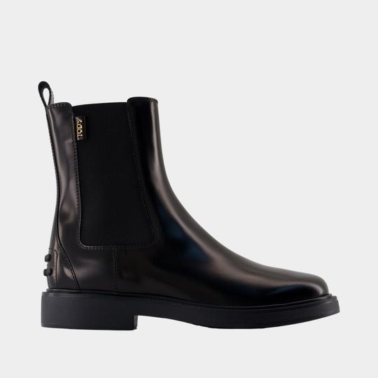 Chelsea Ankle Boots - Tod's - Leather - Black