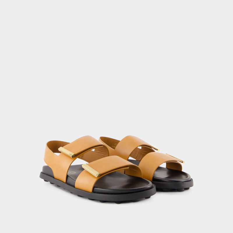 Sandals - Tod's - Leather - Brown