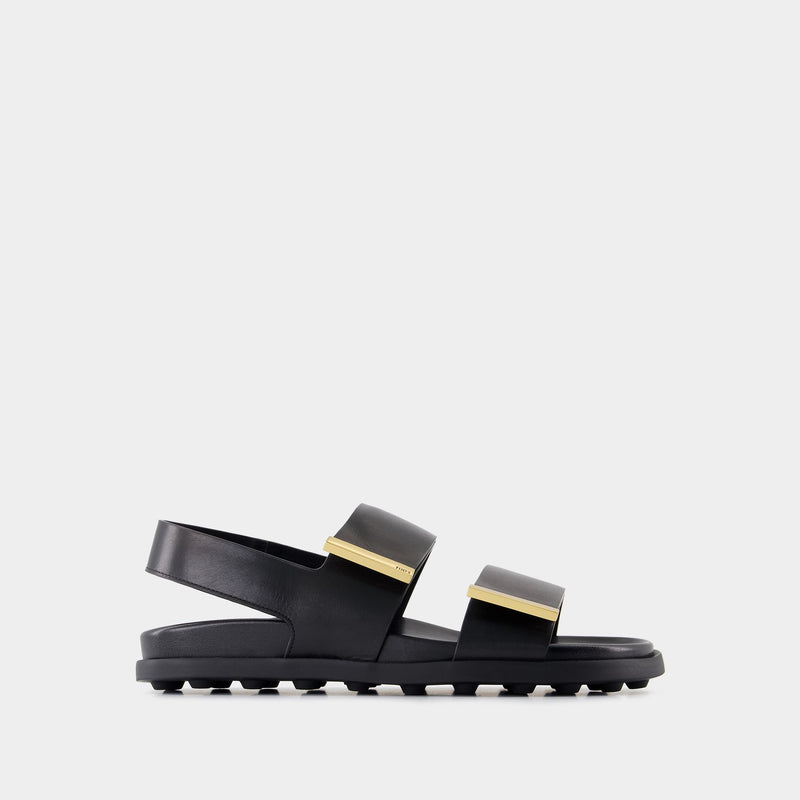 Sandals - Tod's - Leather - Black