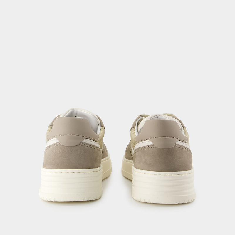 H630 Sneakers - Hogan - Leather - Khaki