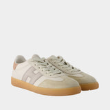 Sneakers Cool - Hogan - Leather - Beige