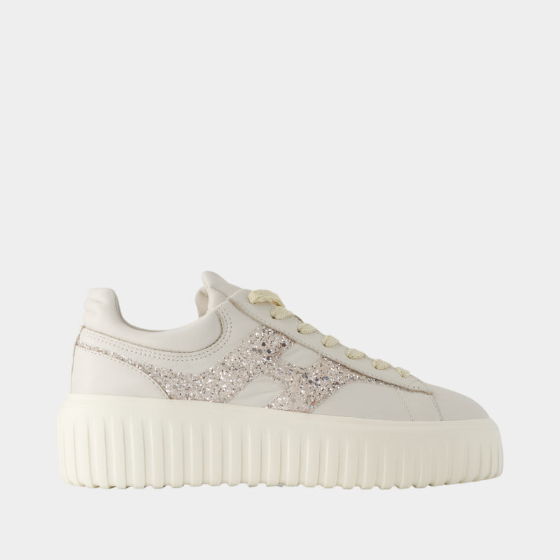 H-Stripes Sneakers - Hogan - Leather - Multicolor