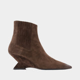 Cheope Ankle Boots - The Attico - Leather - Brown