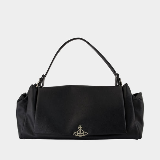 Hazel Xl Shopper Bag - Vivienne Westwood - Leather - Black