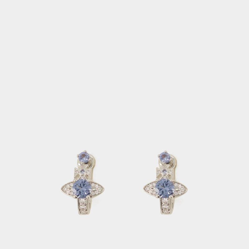 Maitena Earrings - Vivienne Westwood - Brass - Silvered