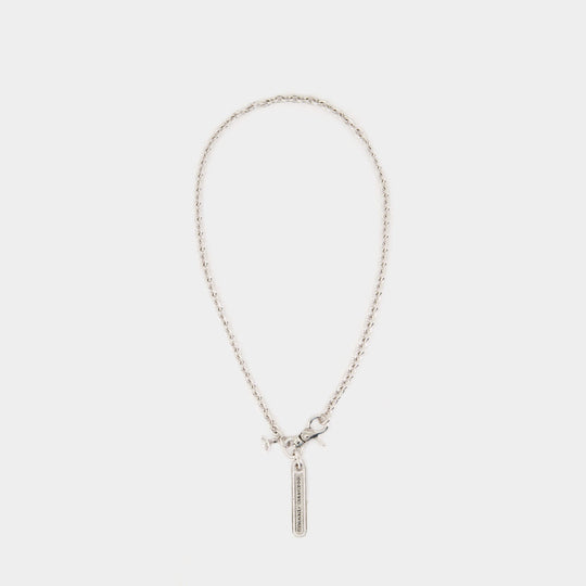 Necklace Man. Orpheus - Vivienne Westwood - Brass - Silver plated
