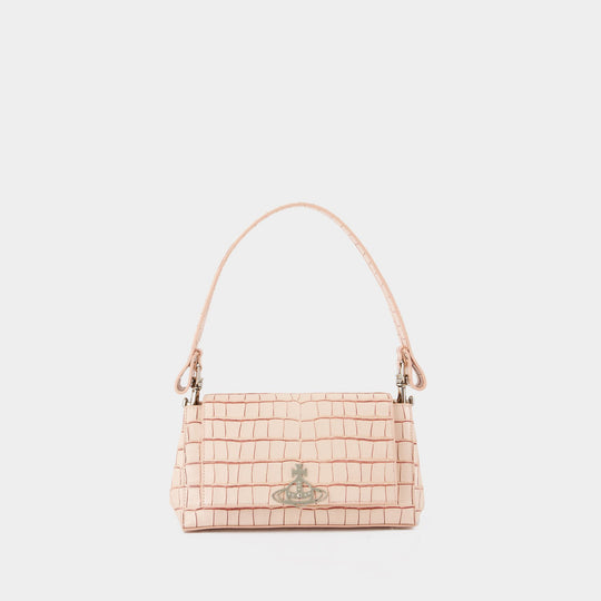 Hazel Medium Shoulder Bag - Vivienne Westwood - Leather - Pink
