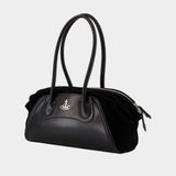 Shirley Small Shoulder Bag - Vivienne Westwood - Leather - Black