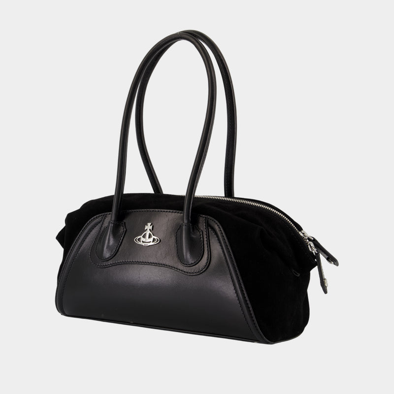 Shirley Small Shoulder Bag - Vivienne Westwood - Leather - Black