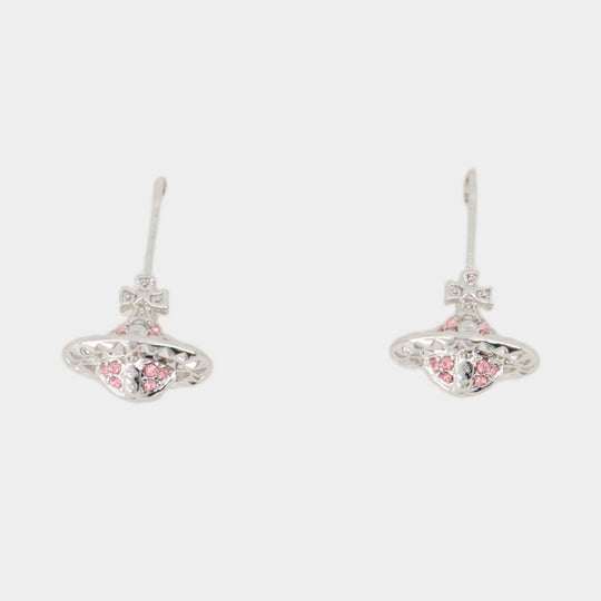 Small Orb Earrings - Vivienne Westwood - Metal - Silver
