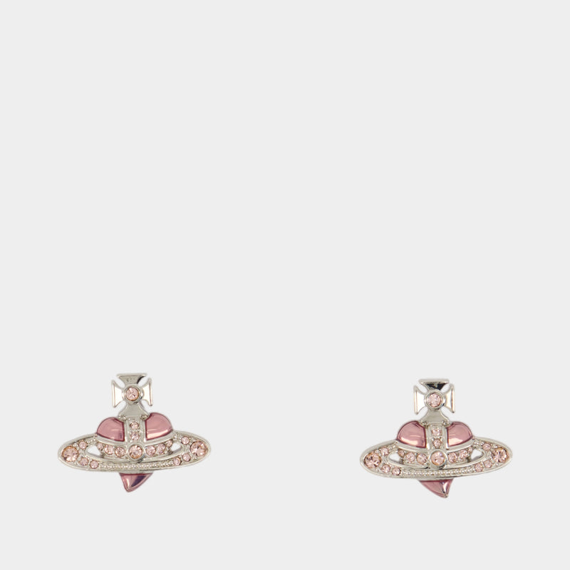 New Heart Earrings - Vivienne Westwood - Metal - Silver