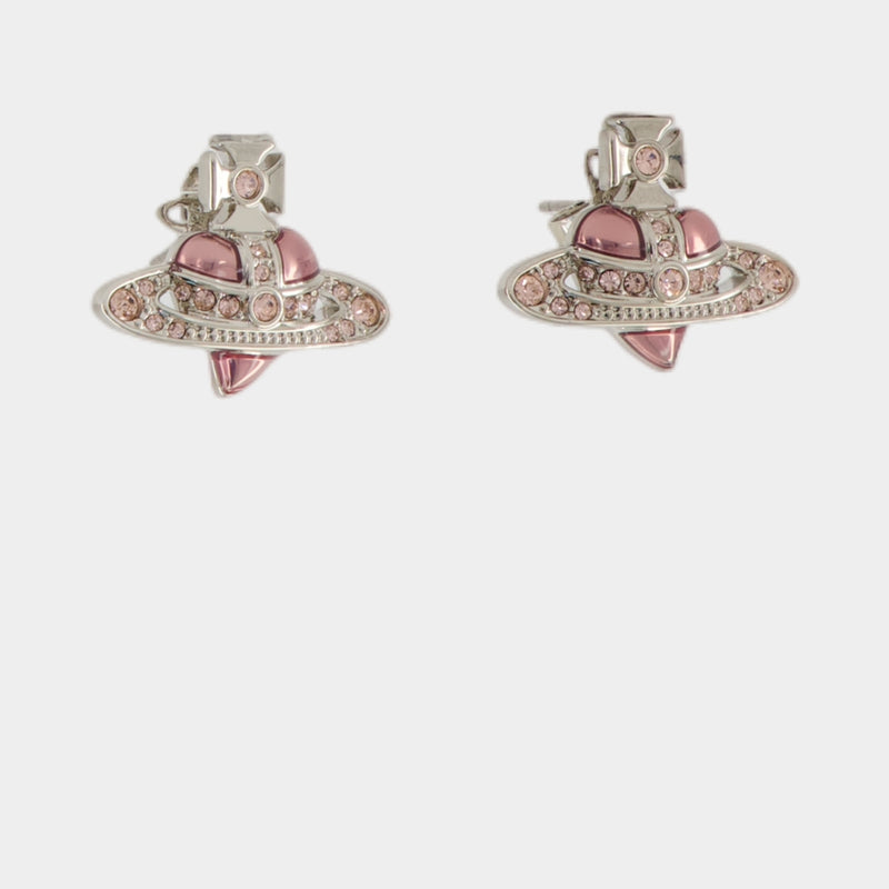 New Heart Earrings - Vivienne Westwood - Metal - Silver