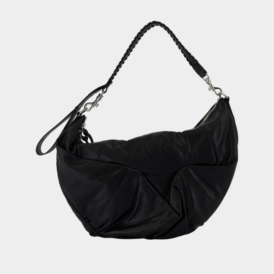 Agnes Medium Shoulder Bag - Vivienne Westwood - Leather - Black