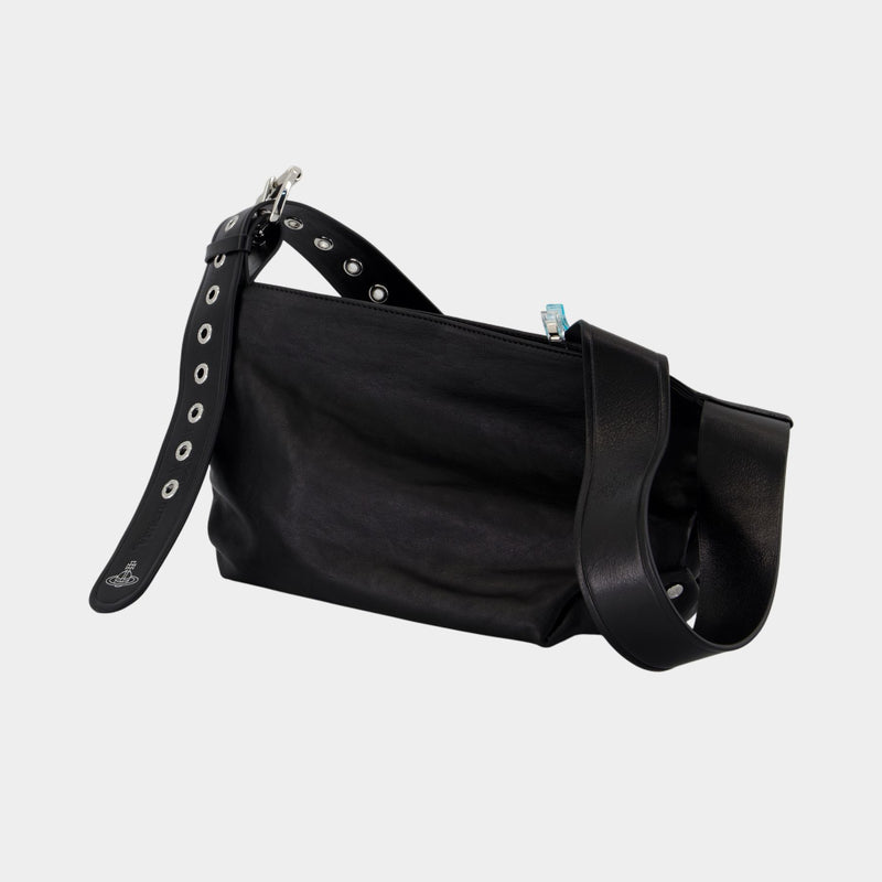 Maxime Small Crossbody - Vivienne Westwood - Leather - Black