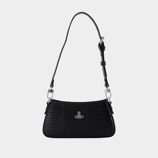 Tasha Shoulder Bag - Vivienne Westwood - Leather - Black