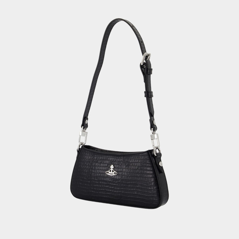 Tasha Shoulder Bag - Vivienne Westwood - Leather - Black