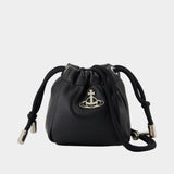 Nano Hilary Pouch - Vivienne Westwood - Leather - Black