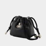 Nano Hilary Pouch - Vivienne Westwood - Leather - Black