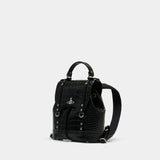 Max Small Backpack - Vivienne Westwood - Leather - Black