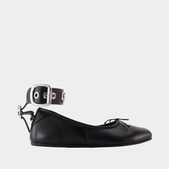 Bardot Ballerinas - Vivienne Westwood - Leather - Black